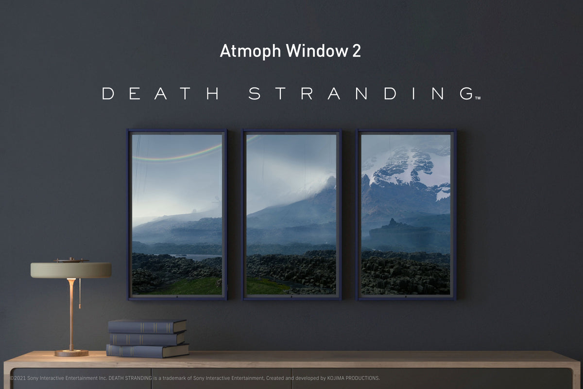 DEATH STRANDING』のゲームの世界が、Atmoph Window 2で楽しめるように