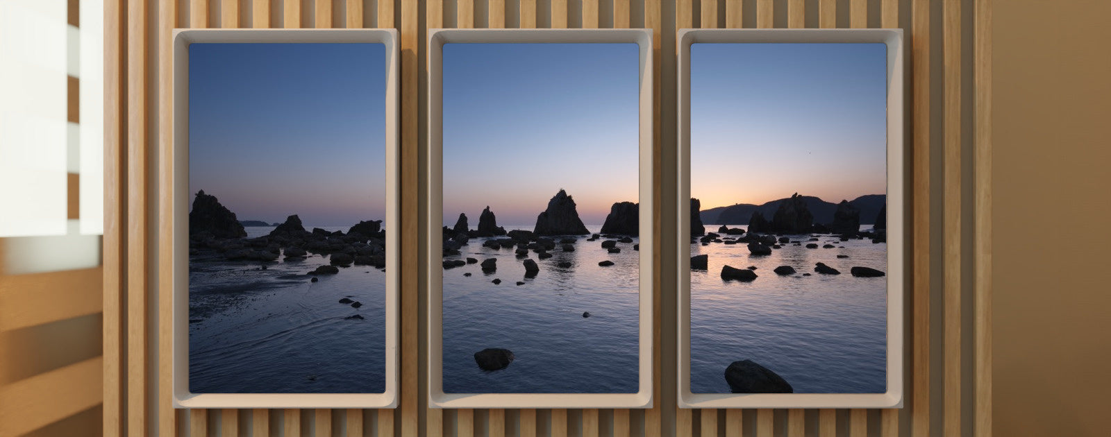 Dawn at Hashiguiiwa Rocks