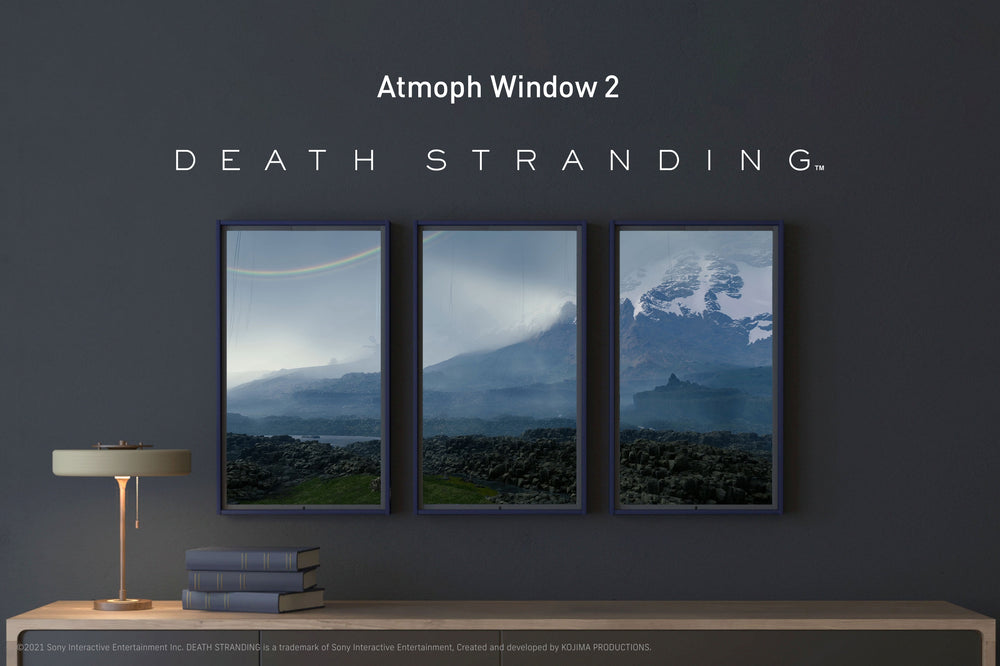 『DEATH STRANDING』のゲームの世界が、Atmoph Window 2で楽しめるようになります