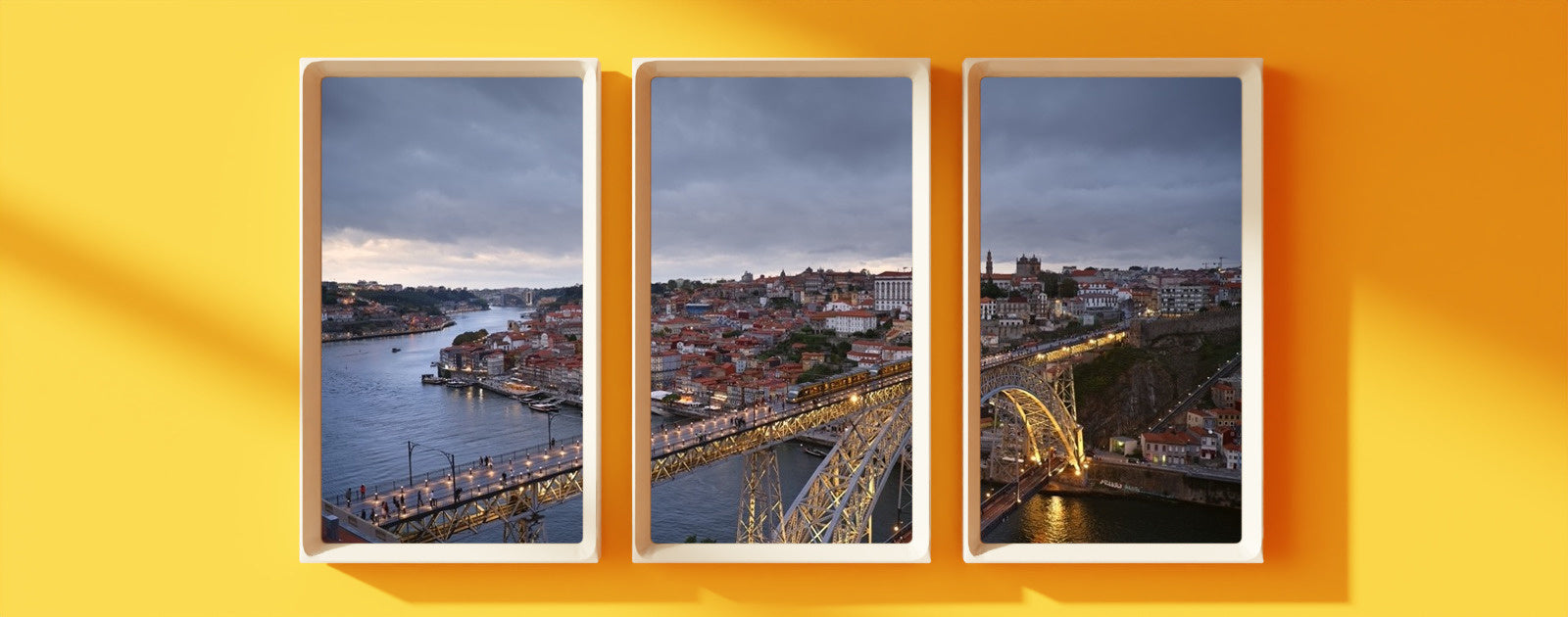 「ドン・ルイス1世橋とポルト旧市街」 など6つの風景を追加