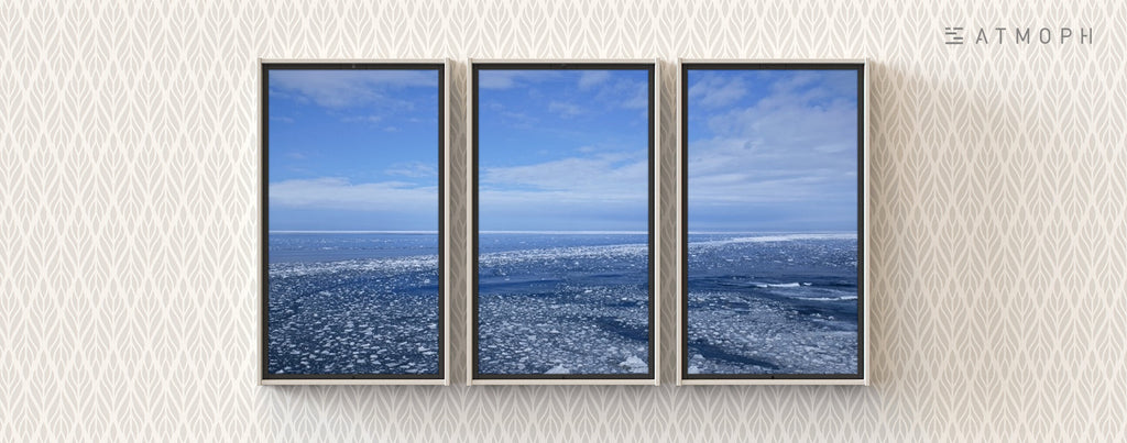 神秘的なオホーツク海の流氷を、風景に追加！