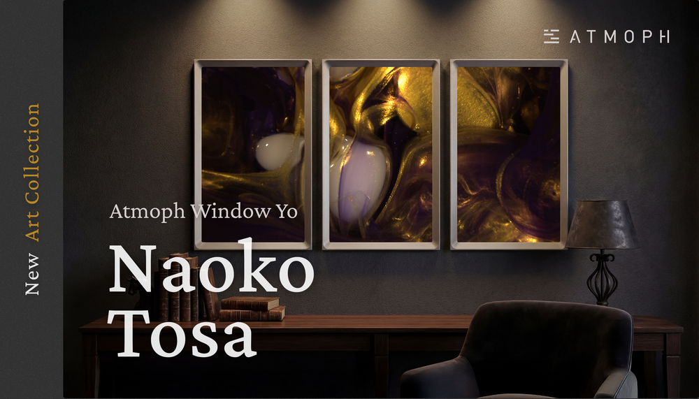 アトモフ初のアート販売、世界的アーティスト土佐尚子の作品をリリース