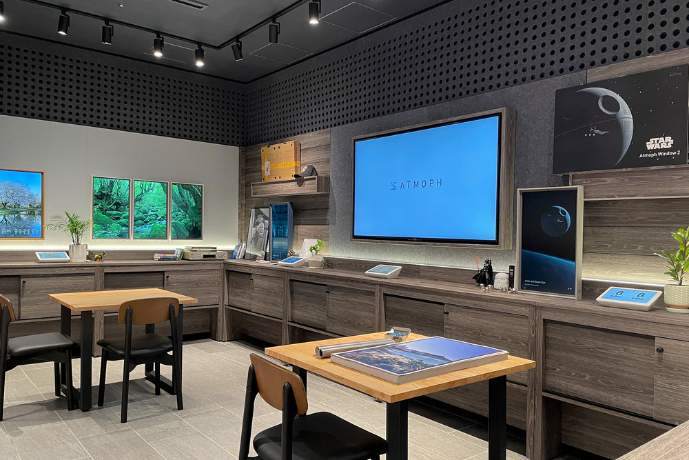 Atmoph Window 2、体験型ストア「b8ta」に初出品。自宅で製品を擬似体験できるキットも無料配布 