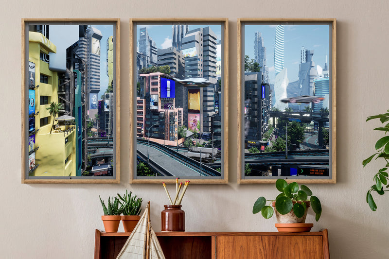 「家ごとメタバース」に布石。2060年の未来都市「新京都」をAtmoph StudiosがUnreal Engine 5で制作