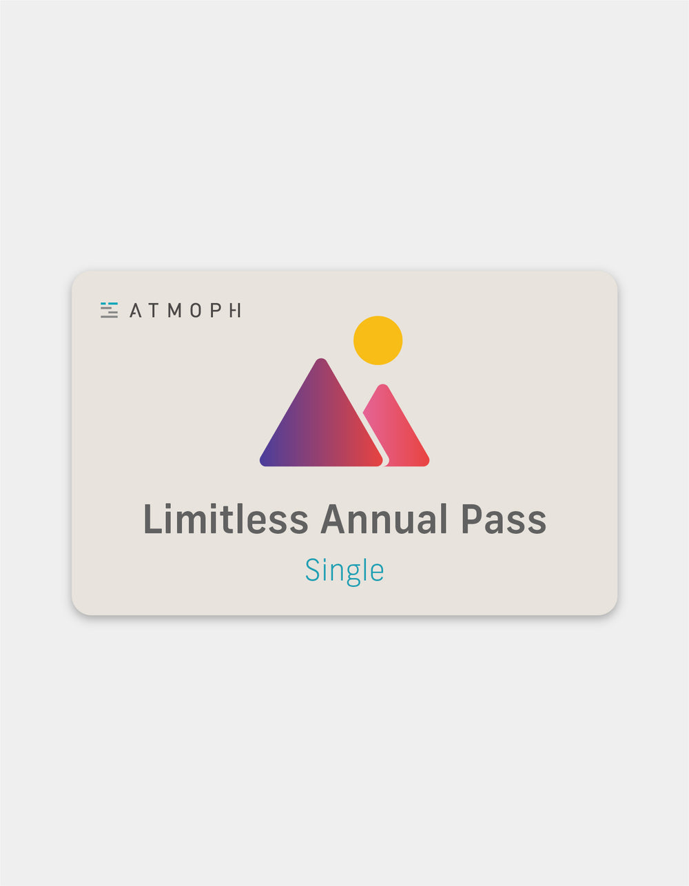 Limitless Annual Pass (シングル) – Atmoph Store