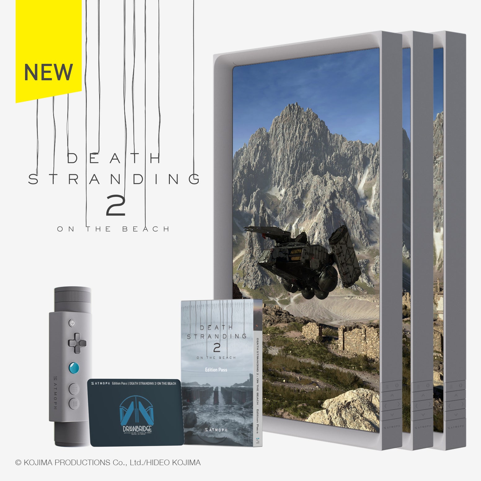 Atmoph Window Yo | DEATH STRANDING 2: ON THE BEACH (x3 set) + Scope