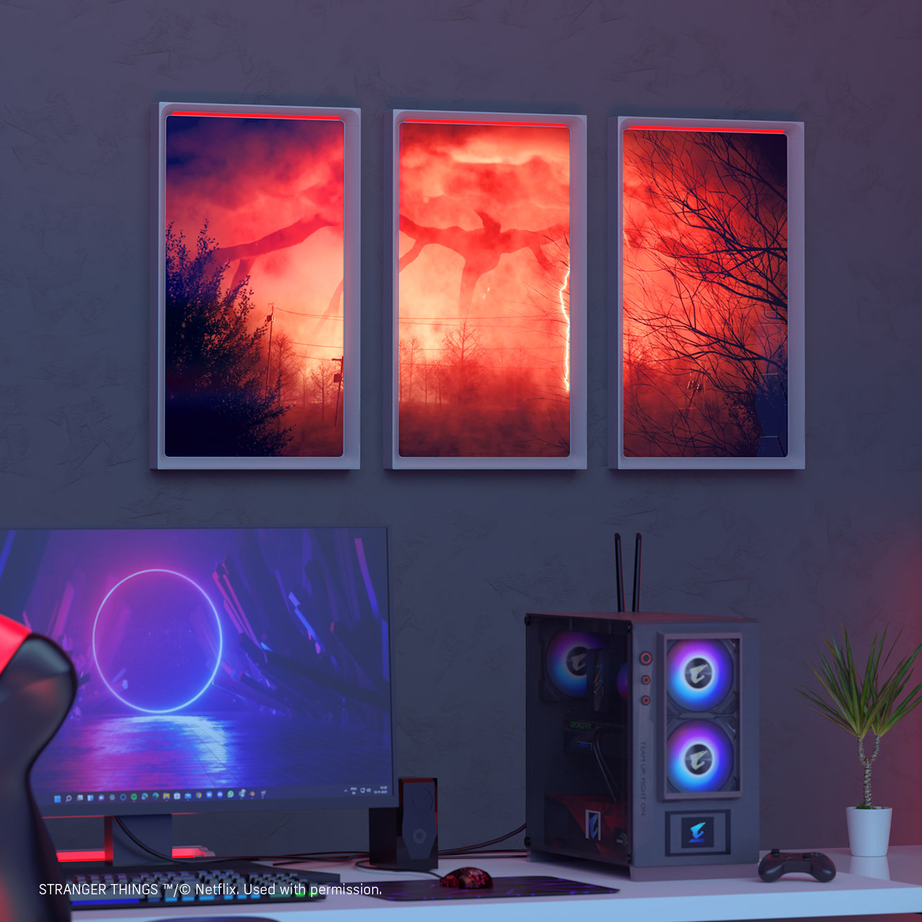 Atmoph Window Yo | Stranger Things (x3 set) + Scope