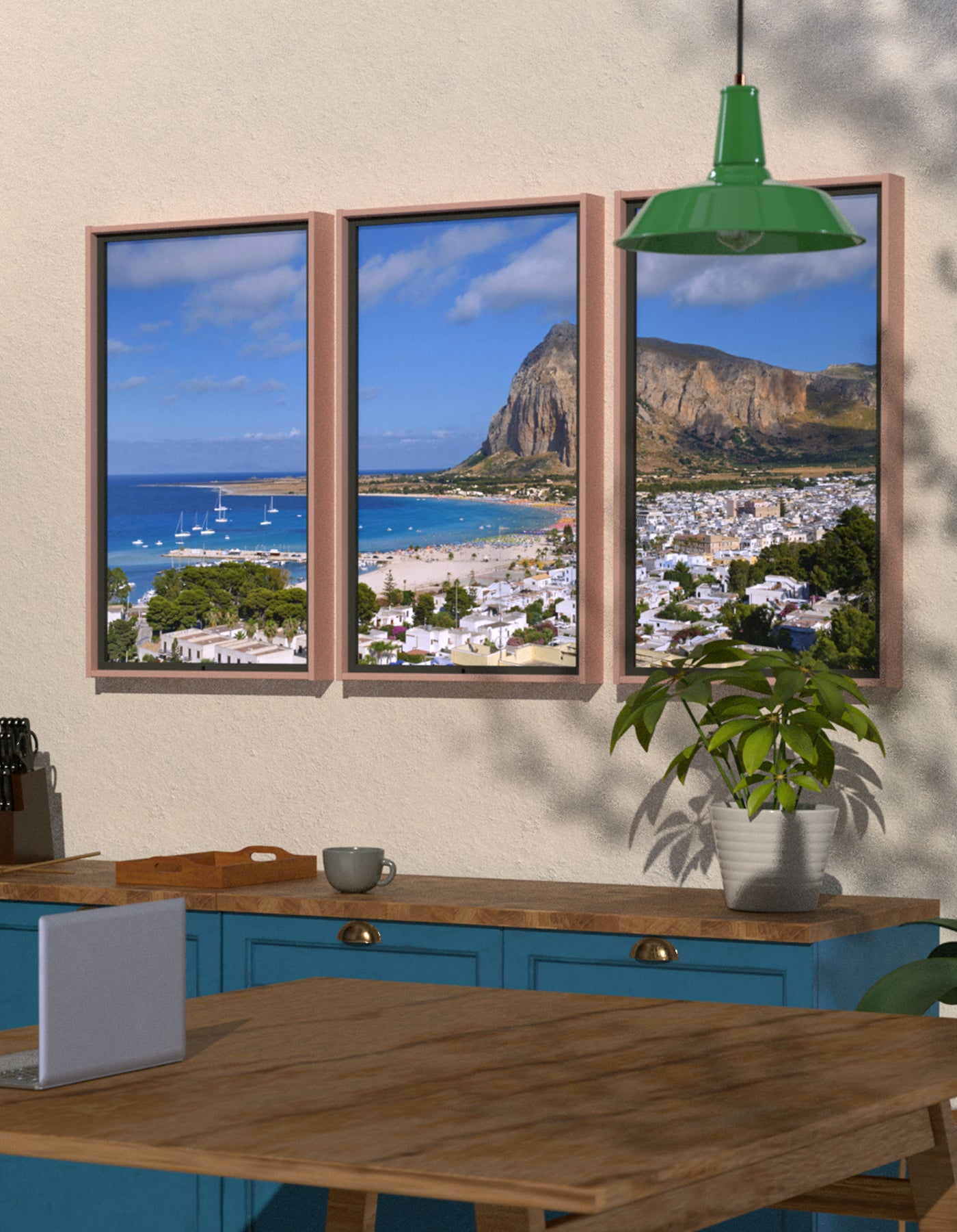 【数量限定】Atmoph Window 2 [Basic] Salmon Pink (3 screen set) - Atmoph : オンラインストア