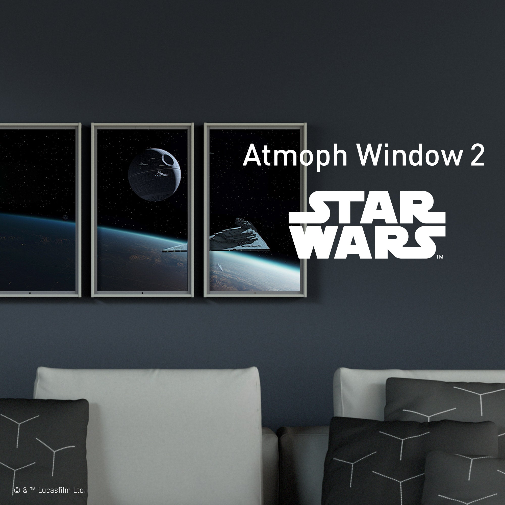 保障できる】 Atmoph スターウォーズ Wars Star | 2 Window 額縁